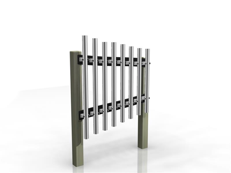 Technical render of a Chimes on Posts